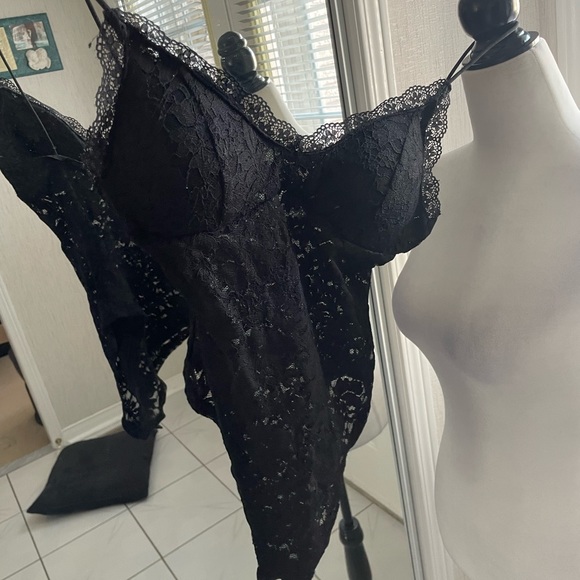 New Black Lace Lingerie Bodysuit | Size M - Picture 1 of 7